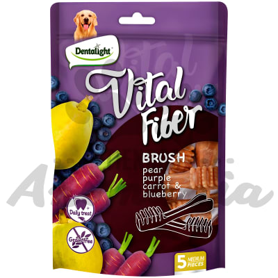 VITAL FIBER BRUSH 5 PIEZAS MEDIANAS ZANAHORIA MORADA PERA Y BAYAS1
