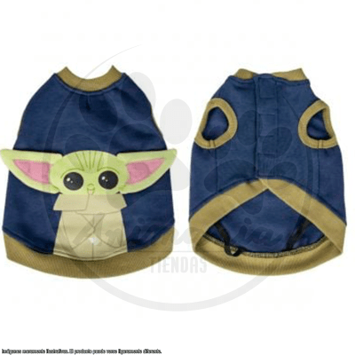 BUZO PARA PERROS DISEÑO DISNEY BABY YODA TALLA S1