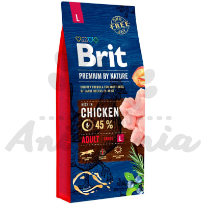 BRIT PREMIUM BY NATURE ADULT LARGE BREED 15 KG
