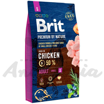 BRIT PREMIUM BY NATURE ADULT SMALL BREED 8 KG