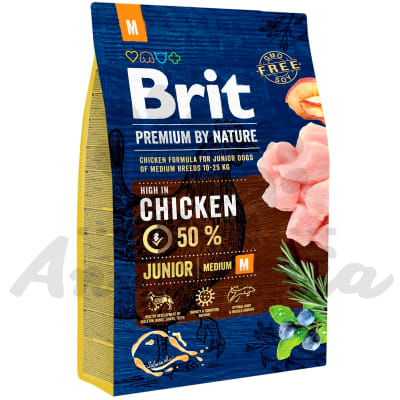 BRIT PREMIUM BY NATURE JUNIOR MEDIUM BREED 3 KG