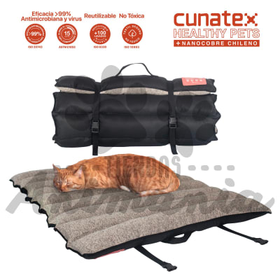 CUNATEX CAMA ROLLO TRANSPORTABLE TALLA M CON NANOCOBRE