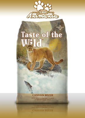 TASTE OF THE WILD CANYON RIVER FELINE TRUCHA & SALMON AHUMADO 2 KG