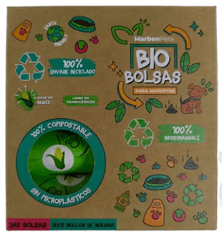 MARBEN PETS BIO BOLSAS 16 UNIDADES