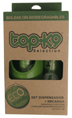 TOP-K9 BOLSA SET DISPENSADOR + RECARGA