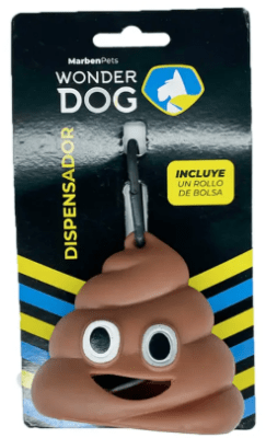 WONDER DOG DISPENSADOR DE BOLSA DISEÑO EMOJI FECA1