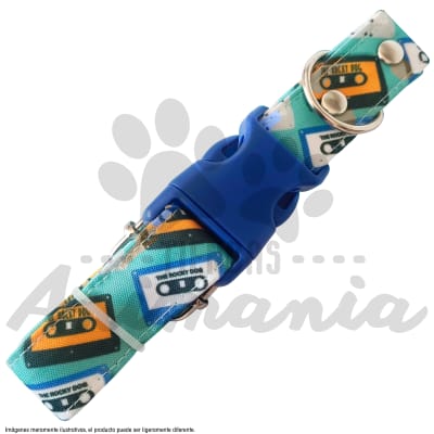 THE ROCKY DOG COLLAR PARA PERROS TALLA XL DISEÑO CASSETTE1