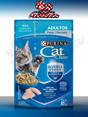 CAT CHOW POUCH ADULTO PESCADO 85 GR