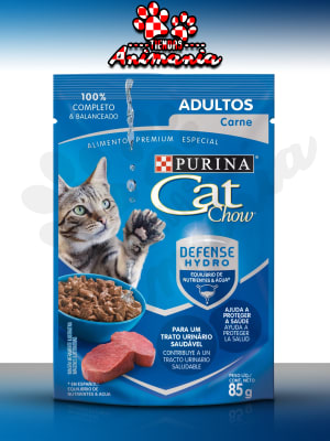 CAT CHOW POUCH ADULTO CARNE 85 GR