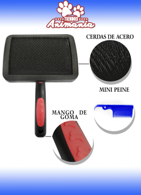 RASQUETA GRANDE MARBEN PETS CON PEINE