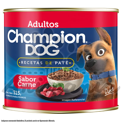 CHAMPION DOG LATA ADULTO CARNE 315 GR1