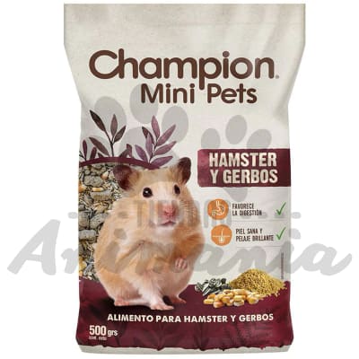CHAMPION MINI PETS HAMSTER Y GERBOS 500 GR1