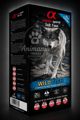 ALPHA SPIRIT ALIMENTO SEMIHUMEDO WILD FISH 9 KG