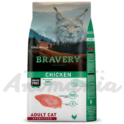 BRAVERY CHICKEN ADULT CAT STERILIZED 7 KG