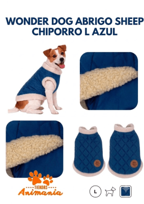 WONDER DOG ABRIGO SHEEP CHIPORRO L AZUL1