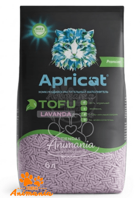 APRICAT ARENA TOFU LAVANDA 2.5 KG (6 LITROS)