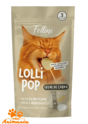 FELLINI LOLLIPOP LECHE 3 U