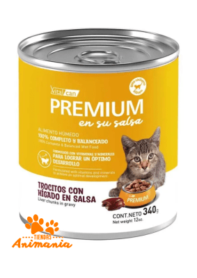 PREMIUM GATO LATA EN SU SALSA HIGADO CACHORRO 340 GR1