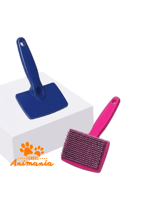 MONDO MASCOTAS RASQUETA PLASTICA PEQUEÑA (01822)