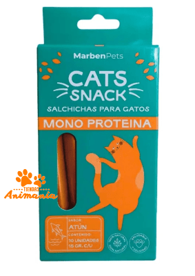MARBEN PETS SALCHICHAS MONOPROTEICAS DE ATUN 15 GR