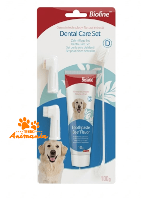 BIOLINE SET HIGIENE DENTAL CARNE 100 GR (2043)