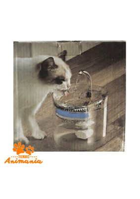 MONDO MASCOTAS FUENTE ELECTRICA TRANSPARENTE