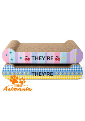 MARBEN PETS RASCADOR ESTILO CAMA DISEÑOS 42X23X7CM (JT007)1