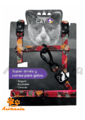 WONDER CAT ARNES PREMIUM GATO CAMUFLAJE ROJO