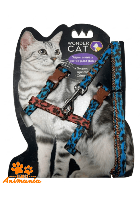ACCESORIO PREMIUM CORREA ARNES GATO LEOPARDO1