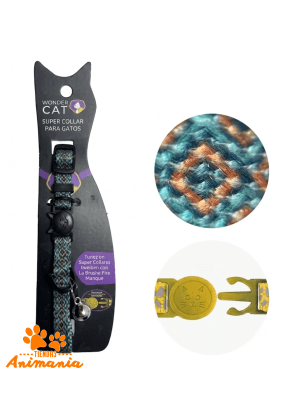 WONDER CAT COLLAR SEGURO ANTIAHORQUE CUADRILATERO