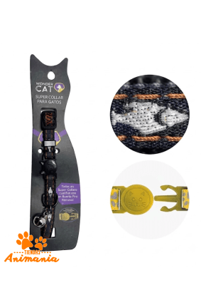 WONDER CAT COLLAR SEGURO ANTIAHORQUE PECES JEANS