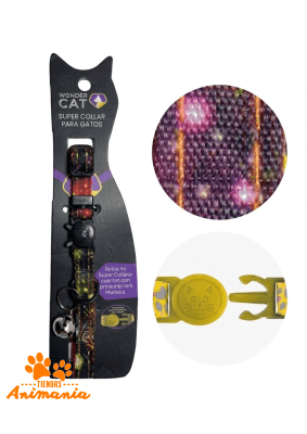 WONDER CAT COLLAR SEGURO ANTIAHORQUE GALAXIA