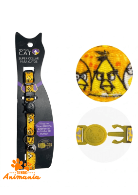WONDER CAT COLLAR SEGURO ANTIAHORQUE PAJARITOS