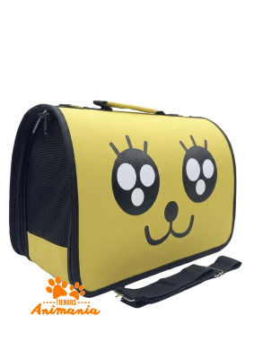 PET GO	BOLSO TRANSPORTADOR AMARILLO TALLA L1