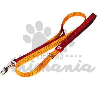 GIGWI CORREA CLASICA TAMAÑO M AMARILLO/ROJA