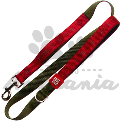 GIGWI CORREA CLASICA TAMAÑO XL VERDE/ROJO1