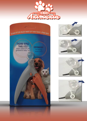 CORTA UÑAS ILUMINADO TIPO GUILLOTINA CON LUCES LED1