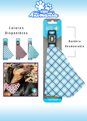 WONDER DOG COLLAR DISEÑO COWBOY TALLA M1