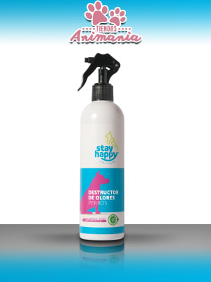 STAY HAPPY DESTRUCTOR DE OLORES PERROS 500 ML1