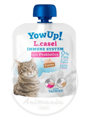 YOW UP! YOGURT L.CASEI GATO CON PROBIOTICOS SABOR TURKEY 85 GR