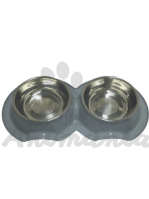 MARBEN PETS PLATO DOBLE CON BASE ANTIHORMIGA 3 PZS