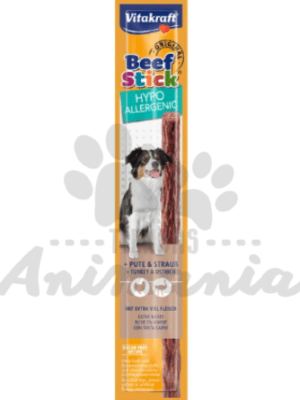 VITAKRAFT BEEF STICK HYPOALLERGENIC PAVO - AVESTRUZ 12 GR