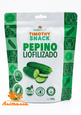 MARBEN PETS TIMOTHY SNACK PEPINO LIOFILIZADO 30G