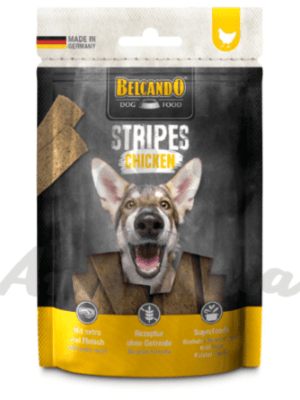 BELCANDO SNACK STRIPES POLLO 70 GRS1