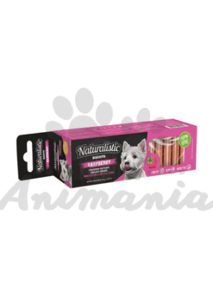 NATURALISTIC BISCUITS RASPBERRY CREAM 120G