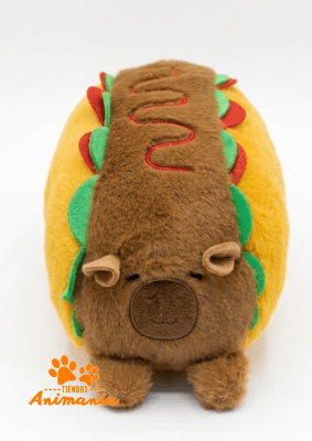 MONDO MASCOTAS PELUCHE TACO DE CAPIBARA1