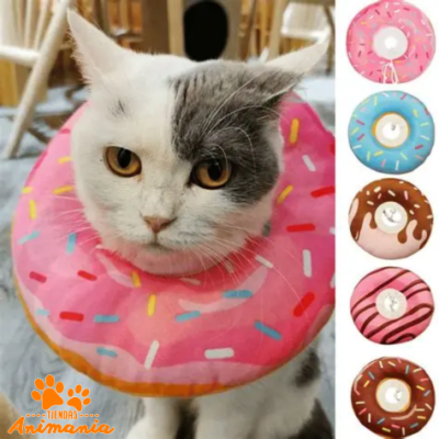 WONDER CAT COLLAR ISABELINO ANTI-LAMIDO DISEÑO DONA TALLA XS