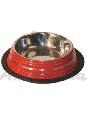 PLATO ACERO INOX. PINTADO CON DISEÑOS DE LINEAS 1900 ML2