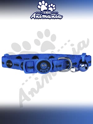 DOCO FURBALL COLLAR PARA GATO ANTI AHORQUE PEZ/AZUL1