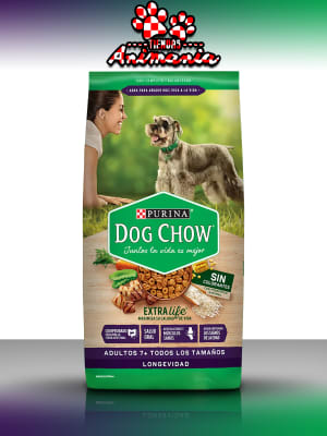 DOG CHOW LONGEVIDAD ADULTOS MAYORES A 7 AÑOS 8 KG